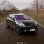 Porsche Macan Turbo S 3.0 V6 Bi - Turbo (facelift), Auto's, Automaat, USB, Zwart, Leder