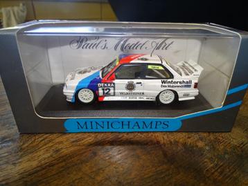 Minichamps BMW M3 E30 Sport Evo Hahne n 12 1/43, Hobby & Loisirs créatifs, Enlèvement, Neuf, Voiture, MiniChamps