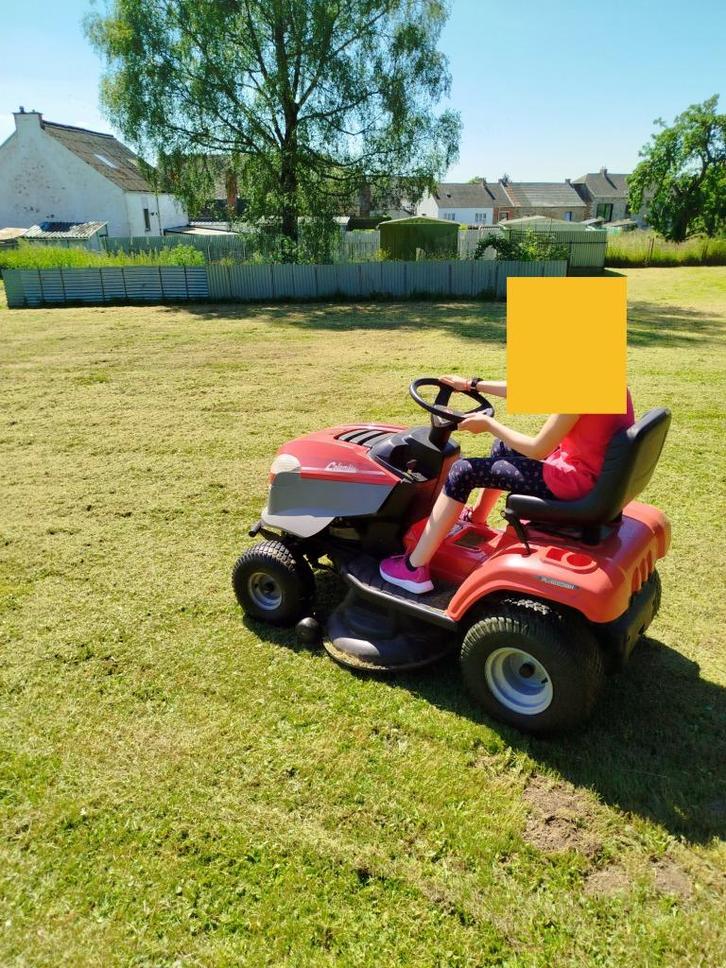 Tracteur tondeuse Columbia, Tuin en Terras, Zitmaaiers, Gebruikt, Minder dan 90 cm, Elektrische starter, Mulchfunctie, Ophalen