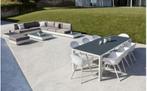 NOUVEAU Table de jardin Como en aluminium blanc L 240 x L 10, Rectangulaire, Enlèvement, Neuf, Aluminium