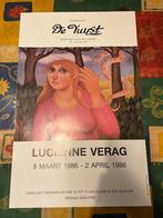 Vintage poster, kunstgalerij De Vuyst - Lucienne Verag 1986, Verzamelen, Rechthoekig Staand, Deurposter of groter, Ophalen of Verzenden
