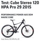Cube stereo 29er frame (zonder voorvork), Fietsen en Brommers, Fietsen | Mountainbikes en ATB, 45 tot 49 cm, Zo goed als nieuw