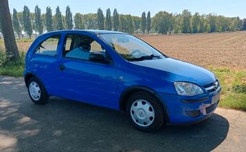 Opel Corsa 1.0 benzine, 175.000 km met technische controle, Auto's, Opel, Voorwielaandrijving, 4 zetels, Stof, Blauw