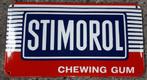 Stimorol chewing gum emaillen reclame bord USA decoratie, Verzamelen, Ophalen of Verzenden, Zo goed als nieuw, Reclamebord