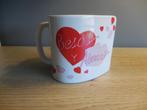 Mok in de vorm van een hart I love you, Ophalen of Verzenden