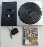 PS3 DJ Hero spel + draaitafel, Gebruikt, Ophalen of Verzenden, Met games