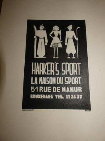 Harker's sport Bruxelles.L. branckaert  beschikbaar voor biedingen