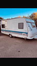 Caravan hobby 495 bj 2002, Caravans en Kamperen, Rondzit, Hobby, Frans bed, Bedrijf