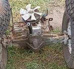 As, versnellingen, chassis, banden WIZARD zitmaaier., Ophalen, Gebruikt, Wizard, Versnellingen