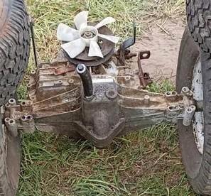 As, versnellingen, chassis, banden WIZARD zitmaaier., Tuin en Terras, Zitmaaiers, Gebruikt, Versnellingen, Ophalen