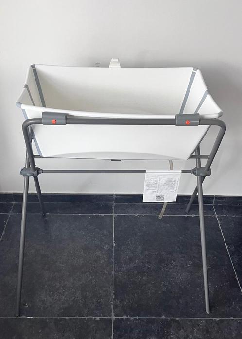 Stokke flexi babybadje met staander en newborn support, Kinderen en Baby's, Badjes en Verzorging, Zo goed als nieuw, Badje, Overige merken