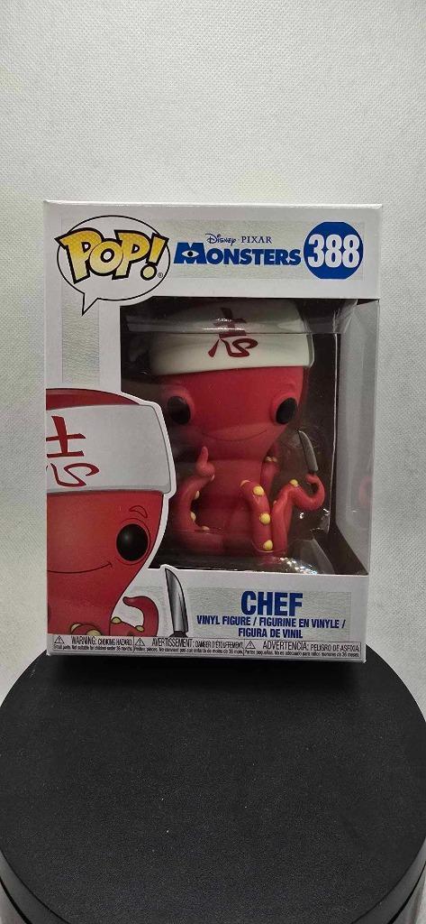 Funko Pixar Monsters Chef, Collections, Statues & Figurines, Comme neuf, Fantasy, Enlèvement ou Envoi