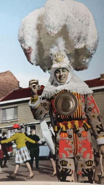 cartes postales carnaval Binche, Collections, Enlèvement, 1940 à 1960, Non affranchie, Hainaut
