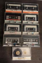 9 cassettes audio Maxell , TDK type I Japan, Enlèvement ou Envoi, Utilisé