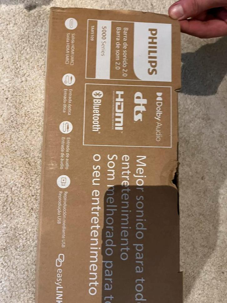 Philips TAB5109/10 soundbar, Audio, Tv en Foto, Soundbars, Ophalen