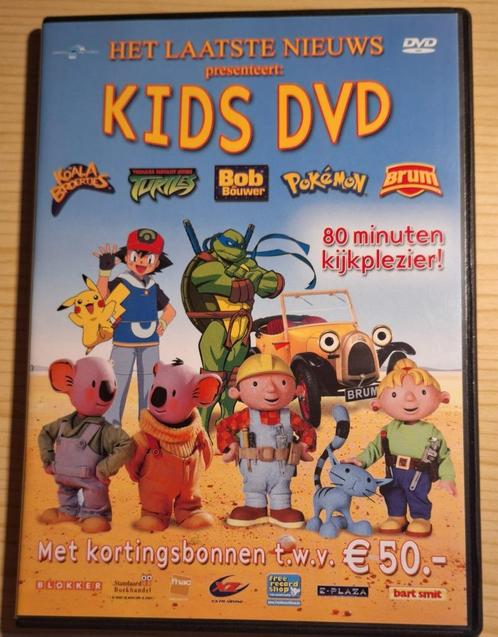 Kids DVD – Bob de Bouwer, Brum de Koala, Broertjes, Pokémon, Cd's en Dvd's, Dvd's | Kinderen en Jeugd, Zo goed als nieuw, Tv fictie