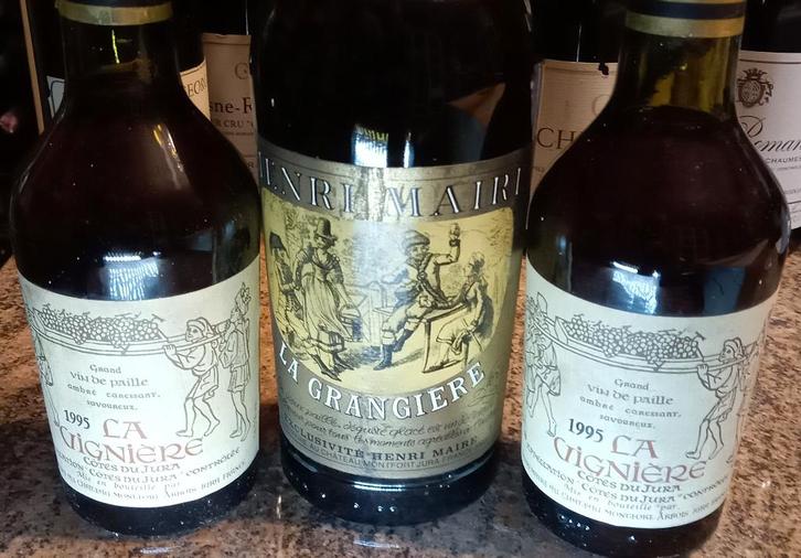 VIN DE STRAW UIT JURA - HENRI MAIRE - 1995, Verzamelen, Wijnen, Nieuw, Witte wijn, Frankrijk, Ophalen