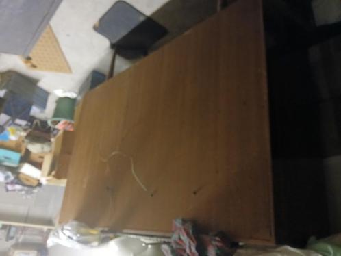 Buffet avec bar des années 50, Huis en Inrichting, Kasten | Buffetkasten, Gebruikt, Met deur(en), Overige houtsoorten, Metaal