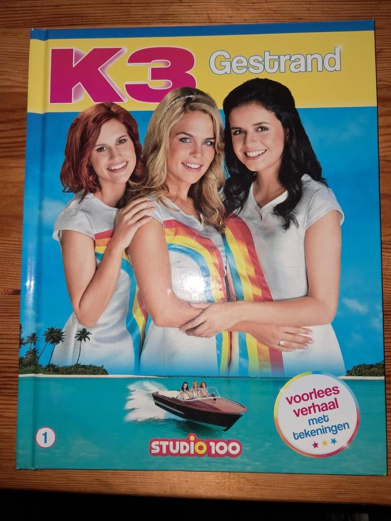 K3 - Gestrand, Boeken, Kinderboeken | Jeugd | onder 10 jaar, Ophalen of Verzenden