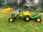 Tractor met aanhangwagen Rolly toys, Kinderen en Baby's, Speelgoed | Buiten | Voertuigen en Loopfietsen, Trapvoertuig, Zo goed als nieuw
