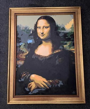 Mona Lisa portret schilderij beschikbaar voor biedingen