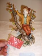 Vintage Italiaans beeld Capodimonte Ester porselein bisquit, Antiek en Kunst, Ophalen of Verzenden