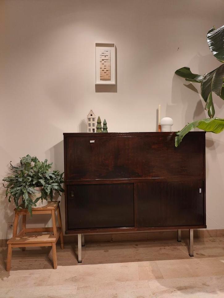 Meuble de bar vintage, Maison & Meubles, Armoires | Dressoirs, Utilisé, Enlèvement