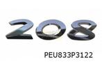 Peugeot 208 embleem tekst ''208'' R achter Origineel! 98 064, Peugeot, Envoi, Neuf