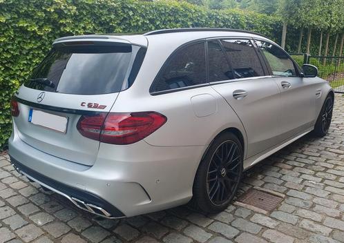 Mercedes C63S AMG 4.0i 510pk BI-TURBO mat ceramische remmen, Auto's, Mercedes-Benz, Bedrijf, Te koop, C-Klasse, 360° camera, 4x4