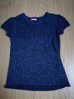 Prachtige donkerblauwe glitter t-shirt Lebig 9-10j, Meisje, Lebig, Ophalen of Verzenden, Zo goed als nieuw