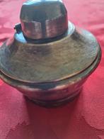 Brûleur en métal argenté,  fonctionne avec alcool à brûler, Enlèvement, Argent