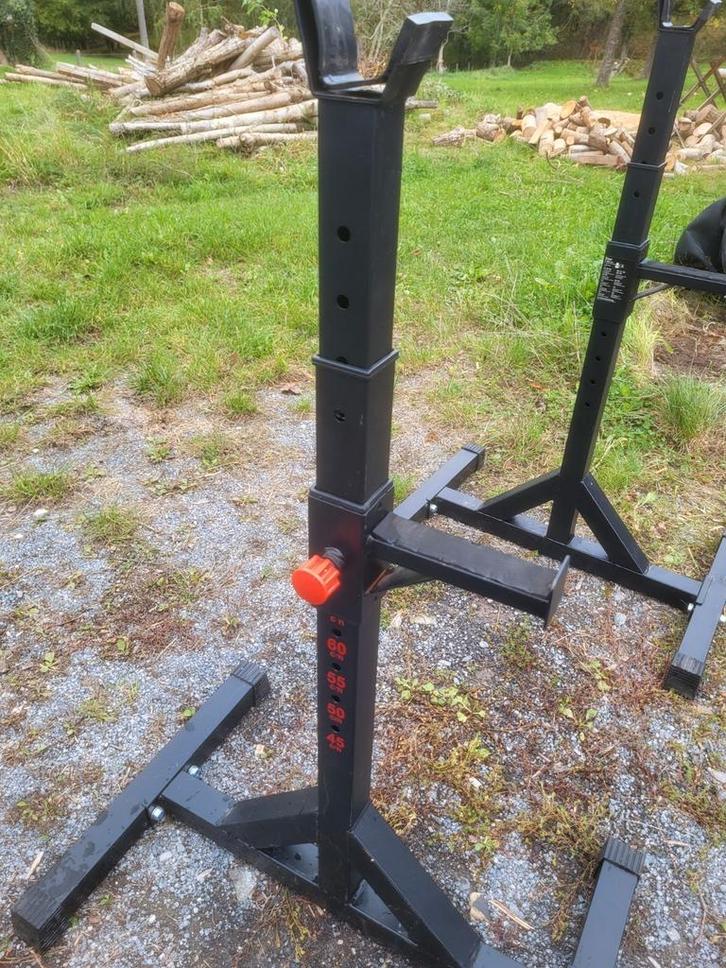 Crivit halterrek / haltersteunen verstelbaar, Sport en Fitness, Fitnessapparatuur, Zo goed als nieuw, Ophalen of Verzenden