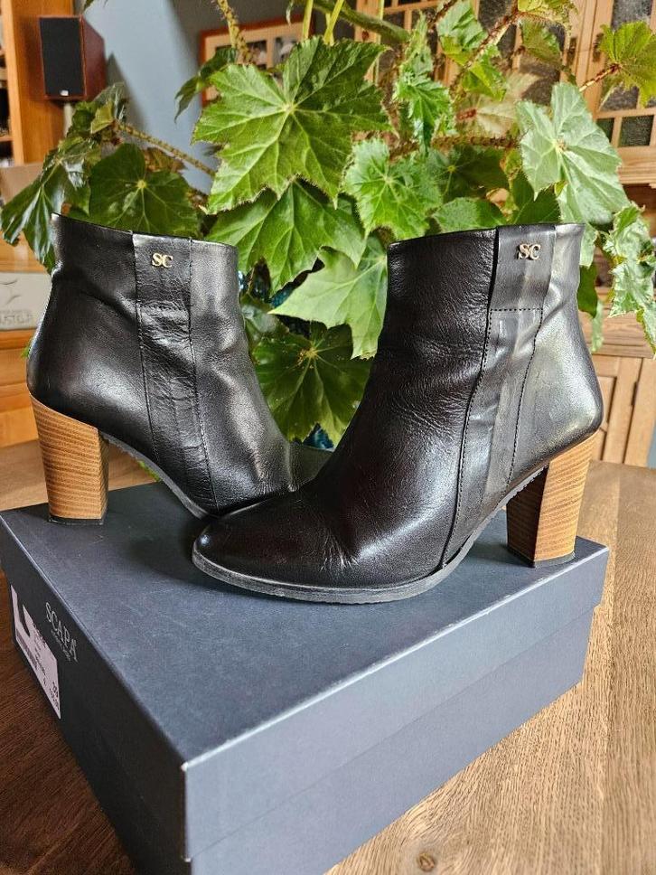 zwarte enkellaarzen Scapa (39) zo goed als nieuw, Kleding | Dames, Schoenen, Zo goed als nieuw, Lage of Enkellaarzen, Zwart, Ophalen