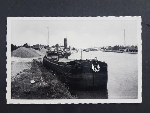 Postkaart Lummen Lossing Genebos Binnenvaartschip Boot, Verzamelen, Postkaarten | België, Ongelopen, Limburg, 1940 tot 1960, Ophalen of Verzenden