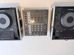 2x Pioneer CDJ900 en Pioneer DJM750, Audio, Tv en Foto, Cd-spelers, Ophalen, Gebruikt, Pioneer