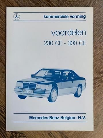 Productinformatiebrochure Mercedes-Benz E coupe C124 1987