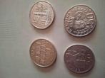 4 verschillende belgische 50 frank munten, Ophalen of Verzenden, Zilver, Zilver