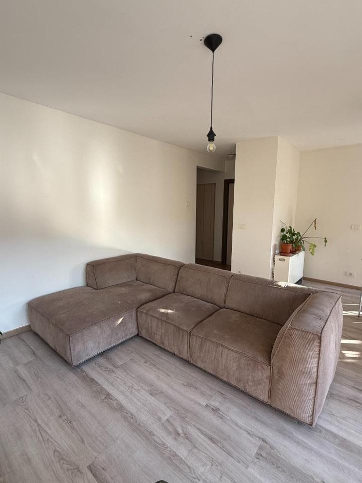 Zetel Corduroy / ribstof, Huis en Inrichting, Zetels | Zetels en Chaises Longues, Zo goed als nieuw, Driepersoons, 250 tot 300 cm