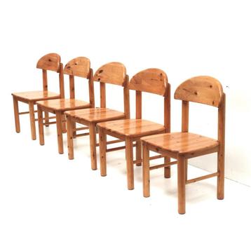 Ensemble de 5 chaises de salle à manger design des années 60
