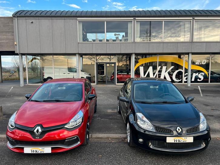 2 stuks op stock van de Renault Clio 3 RS en de Clio 4 RS, Auto's, Renault, Bedrijf, Te koop, Clio, ABS, Airbags, Airconditioning