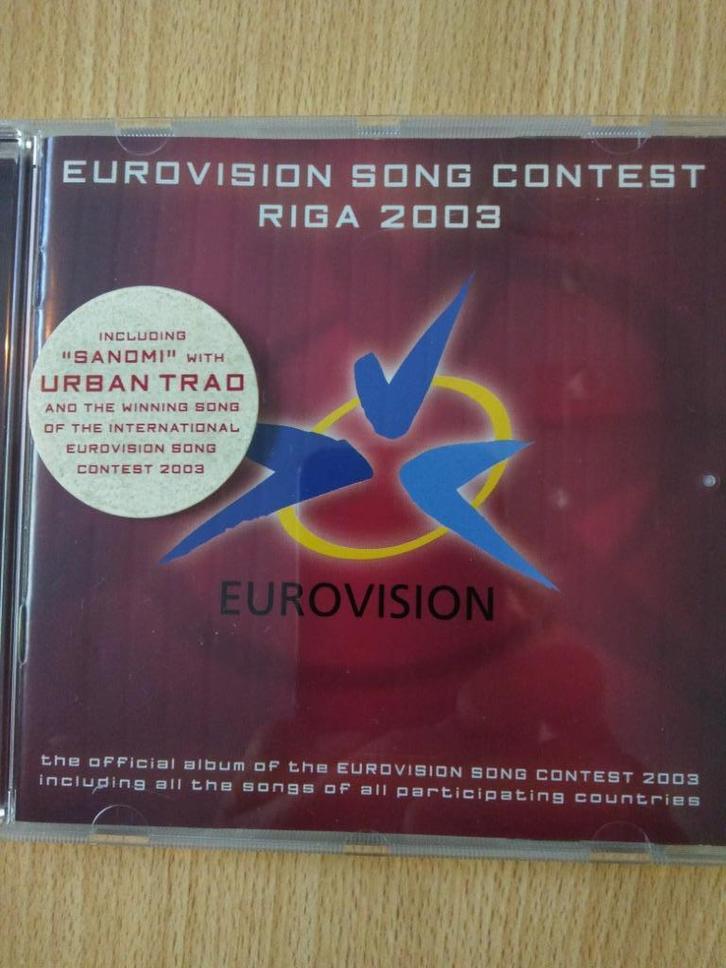 CD EUROVISION SONGS RIGA 2003, Cd's en Dvd's, Cd's | Verzamelalbums, Zo goed als nieuw, Ophalen of Verzenden
