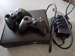 XBOX 360 met 2 controllers + spelletjes, Games en Spelcomputers, Spelcomputers | Xbox 360, Ophalen, Gebruikt, Met 2 controllers
