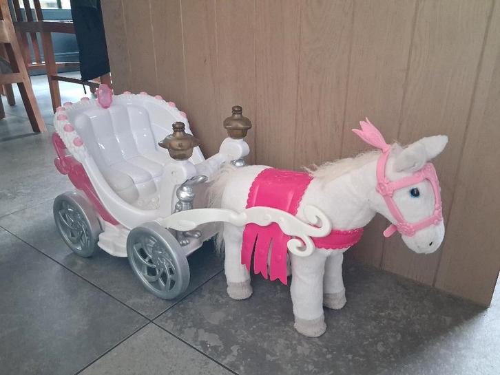 Pony met koets van babyborn, Kinderen en Baby's, Speelgoed | Poppen, Zo goed als nieuw, Overige typen, Ophalen