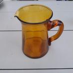 Kan met glazen  on oranje glas, Ophalen, Oranje