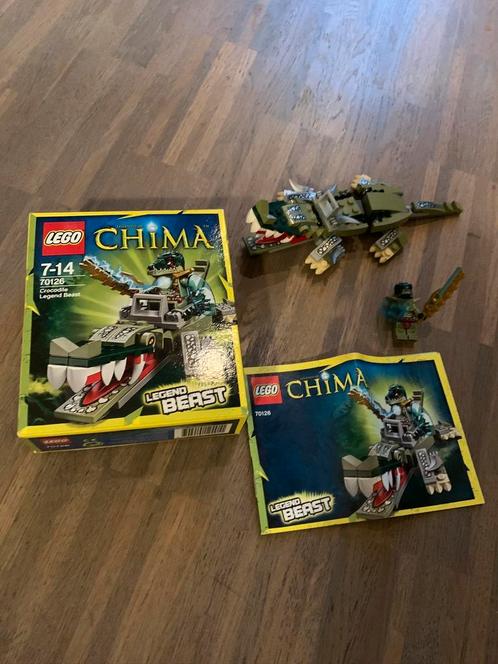 Lego chima 70126 crocodile legend beast, volledig, Kinderen en Baby's, Speelgoed | Duplo en Lego, Lego, Ophalen of Verzenden