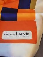 Lanvin Paris vintage damessjaal in zijde, Ophalen of Verzenden, Gebruikt, Overige kleuren, Overige typen
