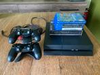 Playstation 4 slim 1 TB met 2 controllers, Games en Spelcomputers, Spelcomputers | Sony PlayStation 4, Ophalen, Gebruikt, Met 2 controllers