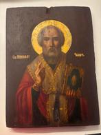 Antieke Icoon Sint Niklaas, Antiek en Kunst, Kunst | Niet-Westerse kunst, Ophalen
