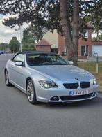 BMW 630İ CABRİO DEALERONDERHOUDEN/GOEDE STAAT/, Auto's, Achterwielaandrijving, Zwart, Cabriolet, Leder