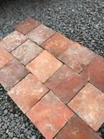 Lot antieke terracotta tegels, Antiek en Kunst, Antiek | Wandborden en Tegels, Ophalen